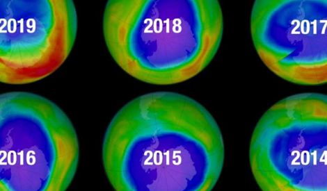 ثقب الأوزون يتقلّص