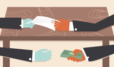 فقه القائد: الرشوة أحكامها ومفاسدها